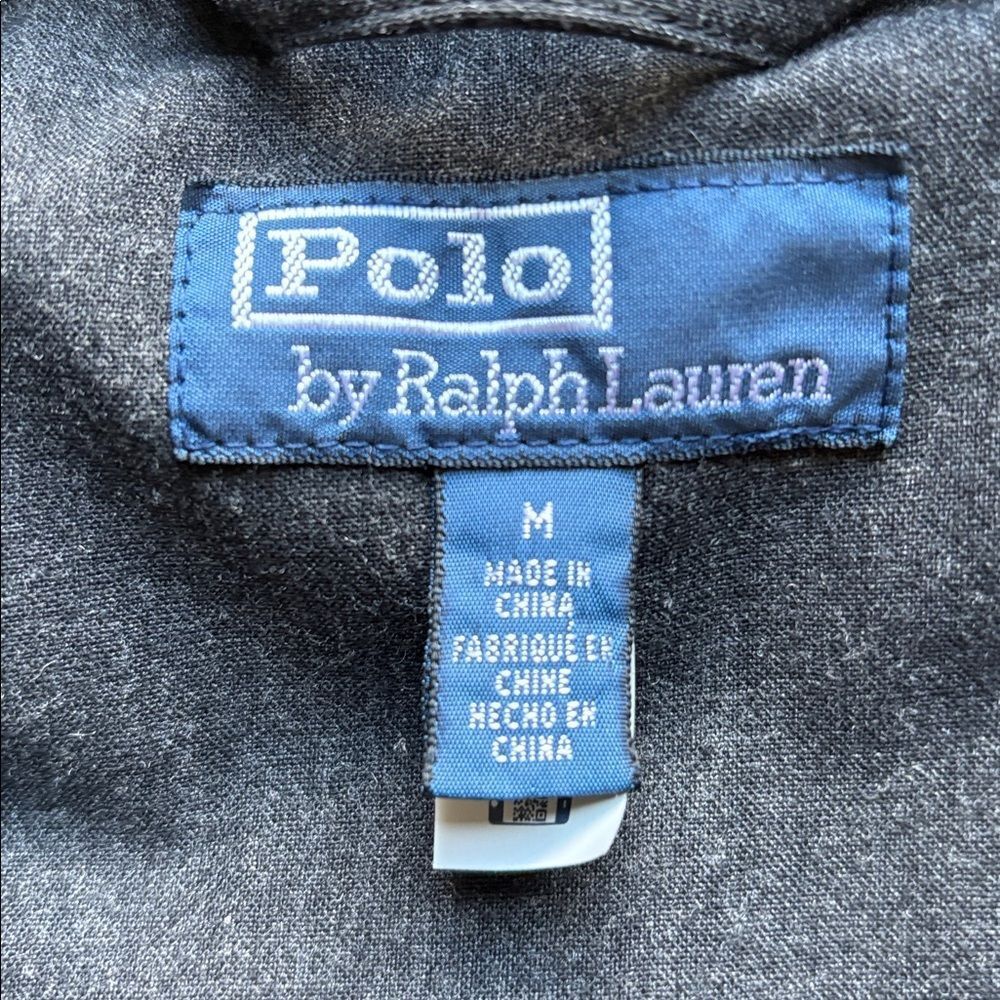 Polo Ralph Lauren Gray Wool Down Insulated Quilted Puffer Blazer Jacket M - Picture 2 of 16